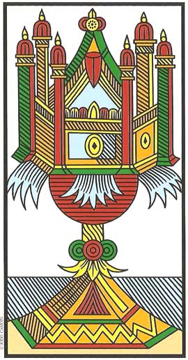 s de Copas no Tarot de Marseille restaurado por Jodorowsky e Camoin