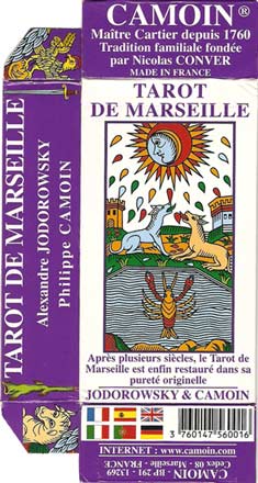 Caixa do Tarot de Marseille restaurado por Jodorowsky e Camoin