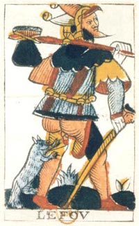 O Louco no Tarot de Jean Noblet, 1650