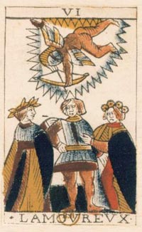 O Namorado no Tarot de Jean Noblet, 1650