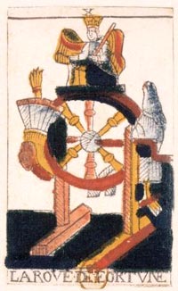 A Roda da Fortuna no Tarot de Jean Noblet, 1650