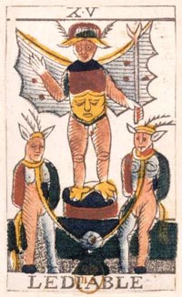 15. O Diabo no Tarot de Jean Noblet, 1650