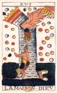 A Casa de Deus (A Torre) no Tarot de Jean Noblet, 1650