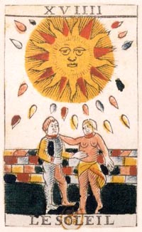 O Sol no Tarot de Jean Noblet, 1650