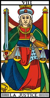 A Justia no Tarot de Marseille-Camoin