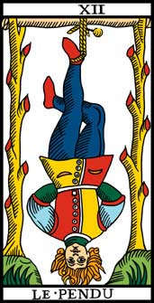 O Pendurado no Tarot de Marseille-Camoin