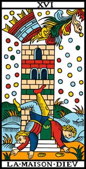 A Torre no Tarot de Marseille-Camoin