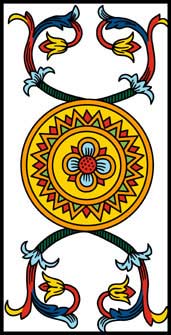 O Ás de Ouros no Tarot de Marseille-Camoin