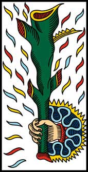 O s de Paus no Tarot de Marseille-Camoin