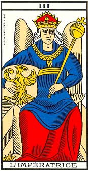 A Imperatriz no Tarot de Marseille - Grimaud