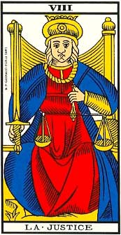 A Justia no Tarot de Marseille - Grimaud