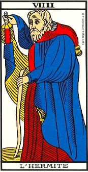 O Eremita no Tarot de Marseille - Grimaud