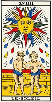 O Sol  no Tarot de Marseille - Grimaud