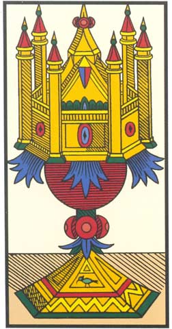 s de Copas no Tarot de Marseille restaurado por Kris Hadar