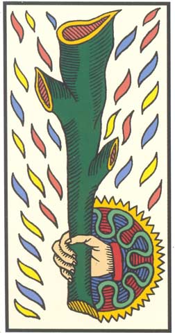 O s de Paus no Tarot de Marseille restaurado por Kris Hadar