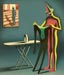 "Ironia &eacute; minha Sombra" de Mark Kostabi