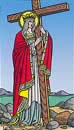 3. Santa Helena (A Imperatriz) no Tarot dos Santos, por Robert Place