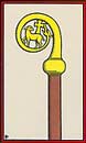 O &Aacute;s de Paus no Tarot dos Santos de Robert Place
