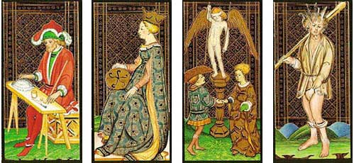 Cartas do Tarot Visconti Sforza