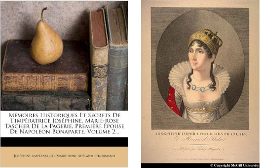 Mem,óris históricas e secretas da Imperatriz Joséphine 