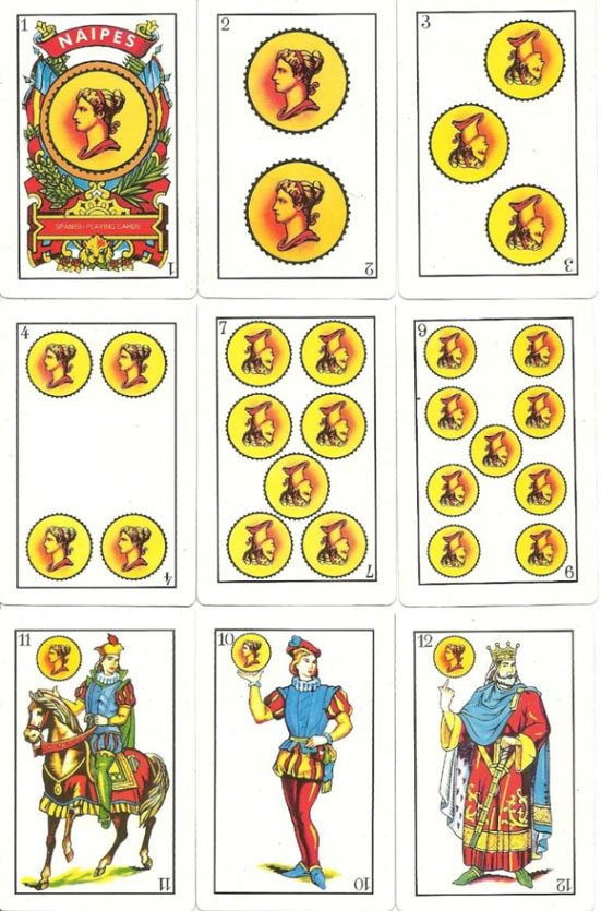 Baralho Espanhol (Cartas da Sorte) - 50 Cartas