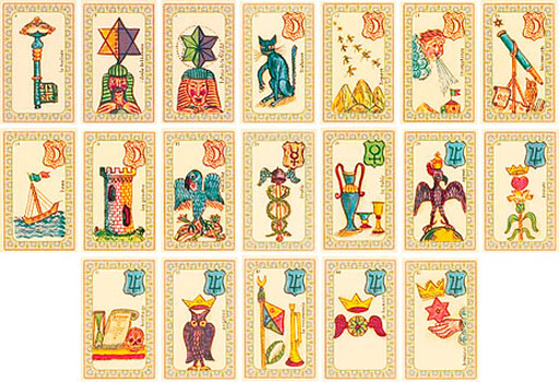 BARALHO TAROT COPAG PARA VER A SORTE 48 CARTAS, CIGANO