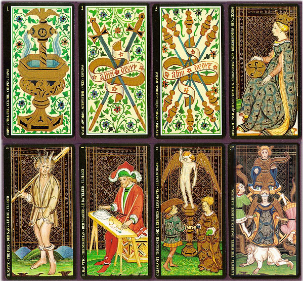 Cartas do Tarot Viscnti-Sforza restauradas por A.A. Atassanov