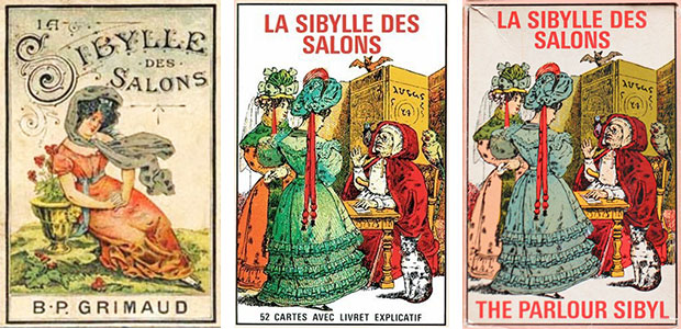 Caixas do jogo "Sibylle des Salons"