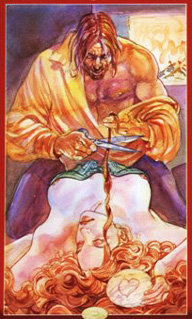 Nove de Ouros  no Sexual Magic Tarot