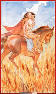 Cavaleiro de Paus no Sexual Magic Tarot