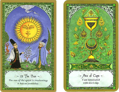 O Sol e o Rei de Copas no Rumi Tarot