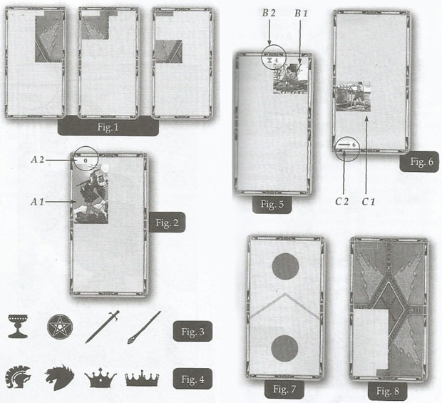 Ilustração do manual Universal Transparent Tarot