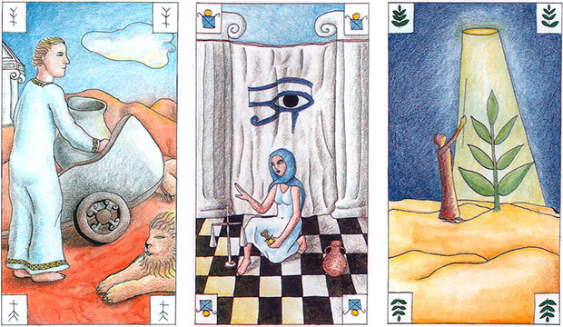 Tarot Ad'Or: 7 - Forma, 8 - Verdade Cosmica e 9 - Sabedoria