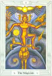 O "Prestidigitador" do Thoth Tarô não aprovado por Crowley