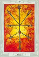 10 de Espadas no Tarot de Aleister Crowley