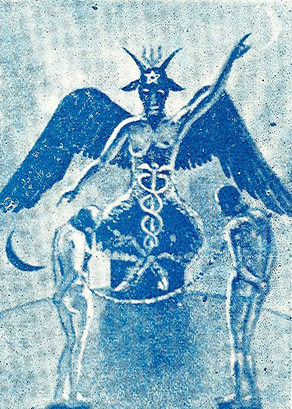 Imagem do diabo no livro de G. O. Mebes