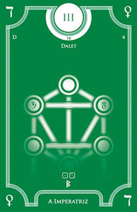 A Imperatriz no Hermetic Kabbalah Tarot