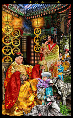 O Dez de Ouros no Tarot Illuminati