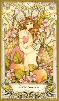 Os Namorados no Mystic Faerie Tarot