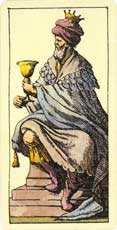 Rei de Copas no Tarot de Mitelli (1665)