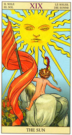 O Sol no New Vision Tarot