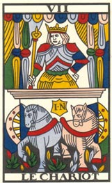 7. O Carro no Tarot de Jean Noblet