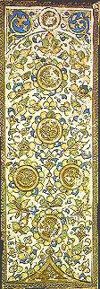 Cinco de Ouros no baralho sarraceno - Mamluk Tarot