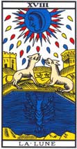 A Lua no Tarot de Marselha-Grimaud