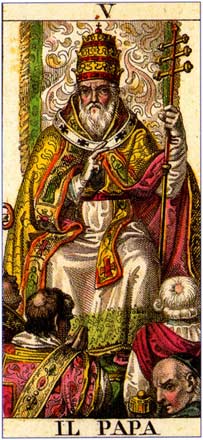 O Papa - significado da carta no Tarot