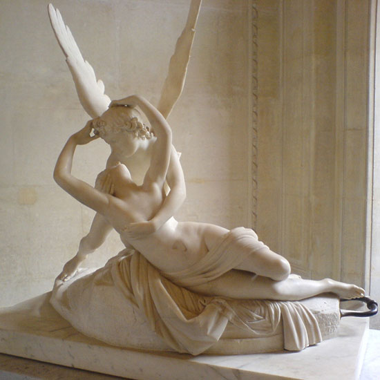 Eros-Cupido beija Psiquê