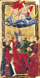 Os Namorados no Tarô Carlos VI ou Gringonneur