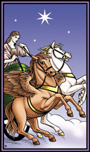 Carro de Apolo no Tarot de Robert Place