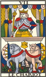 O Carro no Tarot Jean Noblet - 1650