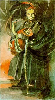 O Diabo, The Devil, Le Diable, Der Teufel, Il Diavolo no Renaissance Tarot